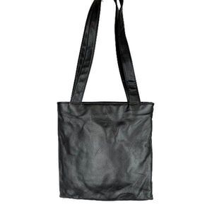 NEW Studiosak Shoulder Bag Tote Black Faux Vegan Leather Purse Studio Sak